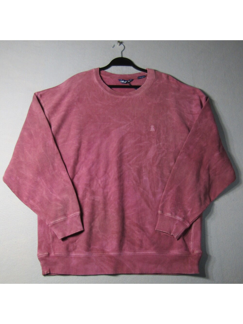 NWT Chubbies The Cozy Rosy Pebble Wash Comfort Crewneck Sweatshirt Men's L